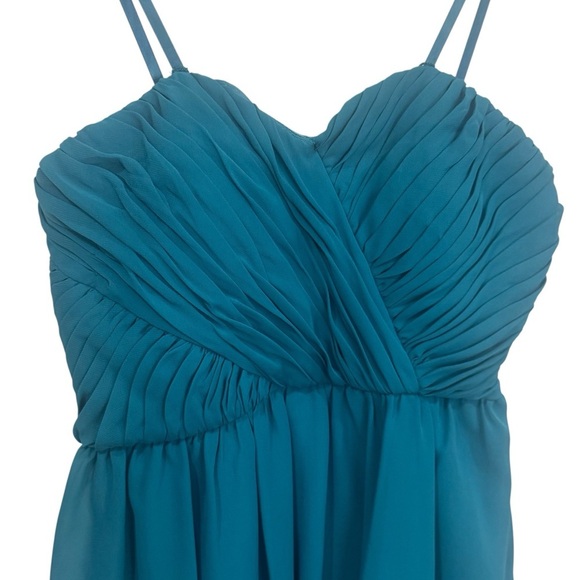 NEW Hailey Logan by Adrianna Papell Turquoise Y2K Fairy Ethereal Dress Girl's 5 - Picture 2 of 11